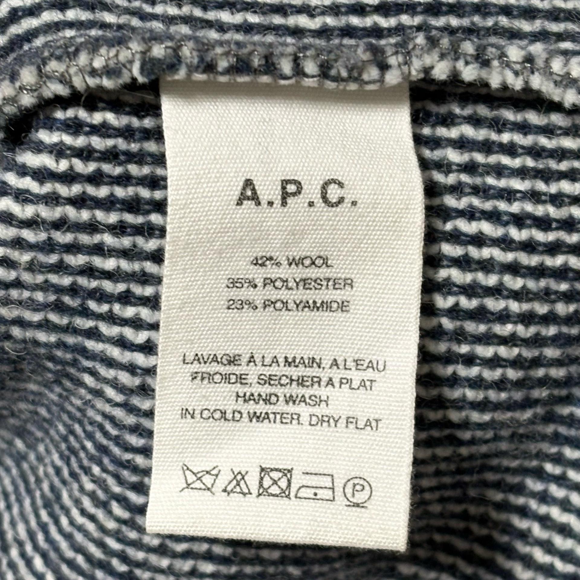 L A.P.C 그레이 컬러 니트 후드 집업 6