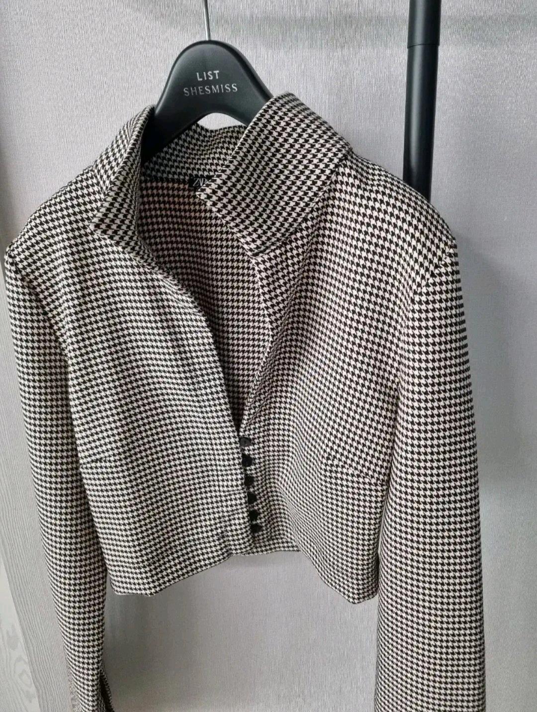 ZARA 하운드투스 크롭자켓 M 3