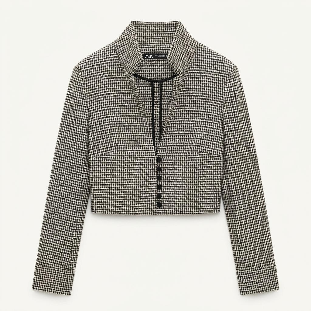 ZARA 하운드투스 크롭자켓 M 1