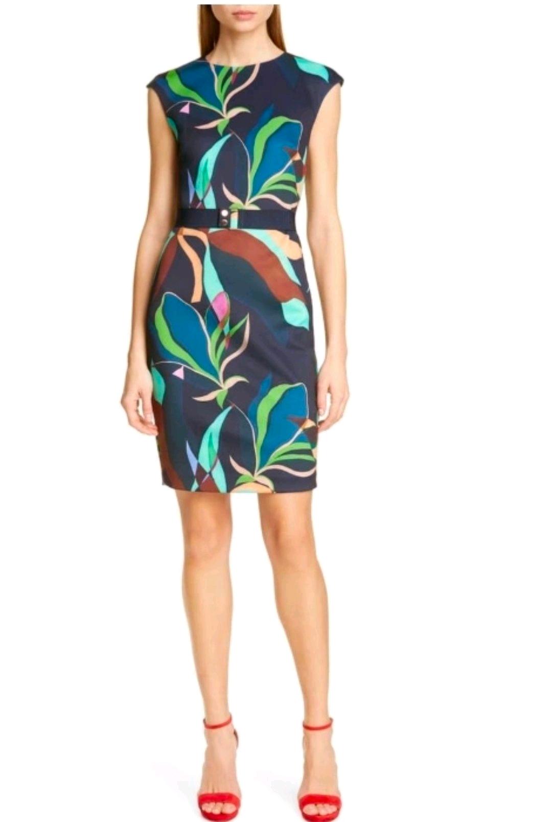 테드베이커 플로럴 프린트 원피스 1사이즈 2