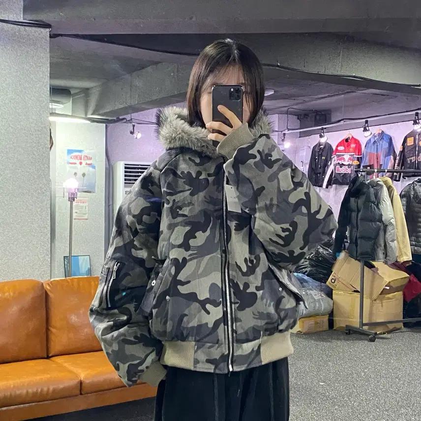 빈티지 그레이 밀리터리 점퍼 B3458 2