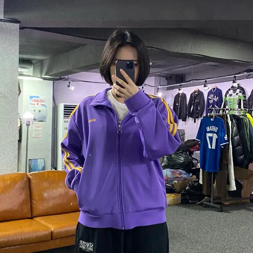 널디 퍼플 스몰로고 트랙탑 져지 B2923 2