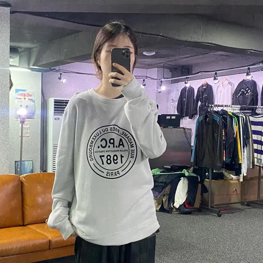 APC 1987 빅로고 스웻셔츠 B1475 2