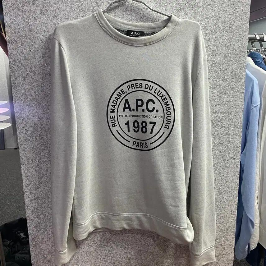 APC 1987 빅로고 스웻셔츠 B1475 3