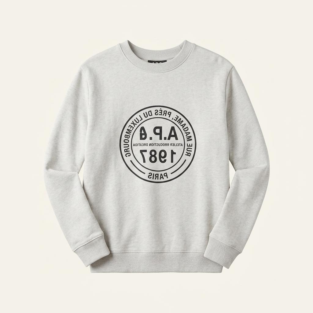 APC 1987 빅로고 스웻셔츠 B1475 1