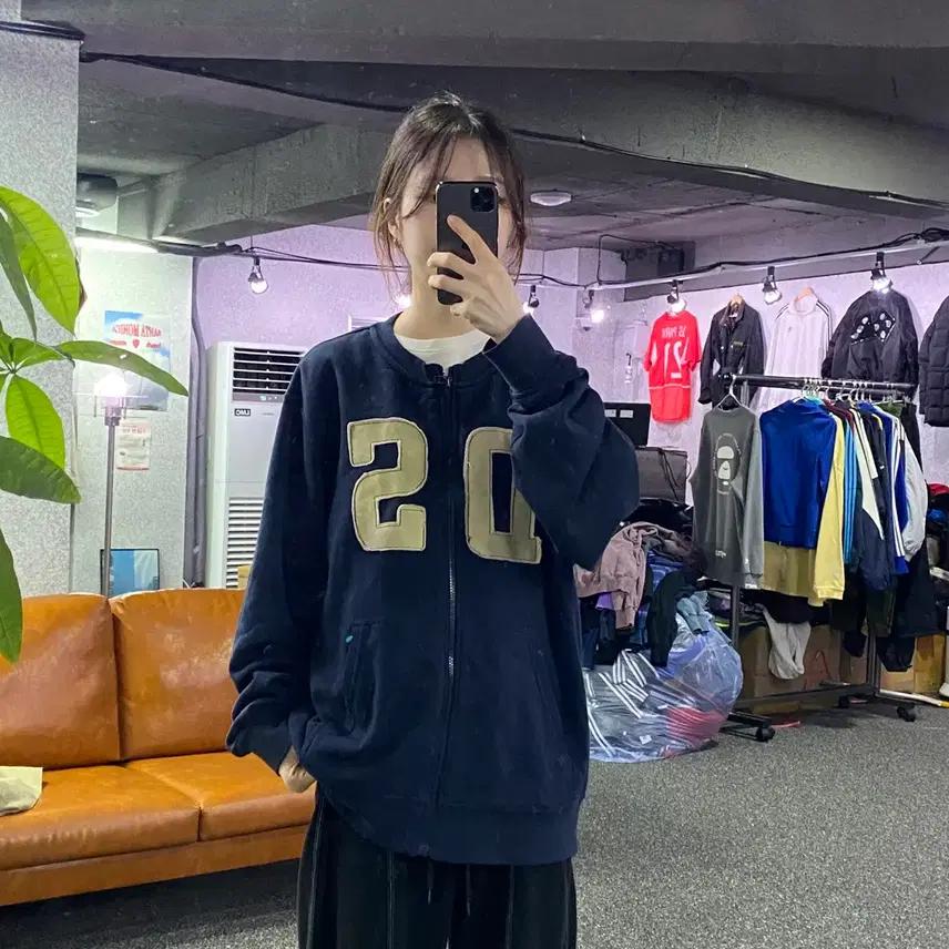 나이키 DS 이니셜 네이비 집업 B1680 2