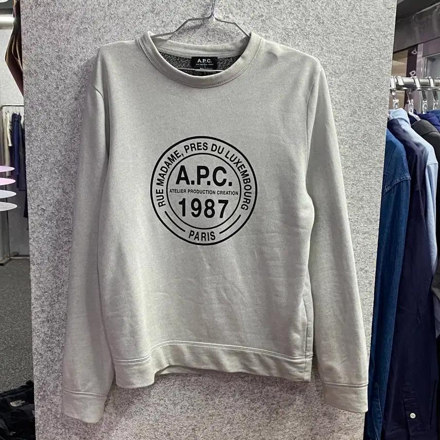 APC 1987 빅로고 스웻셔츠 B1475 3