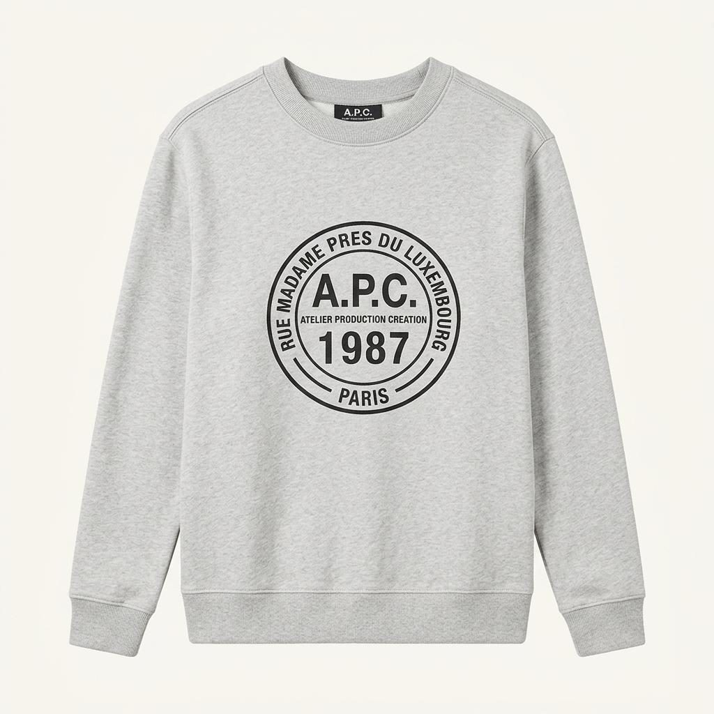APC 1987 빅로고 스웻셔츠 B1475 1