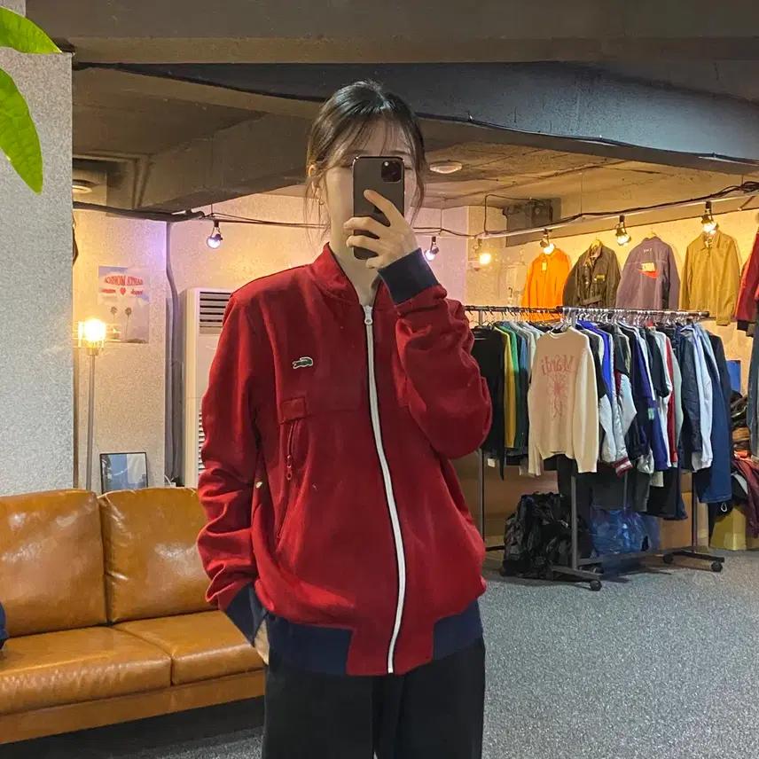 라코스테 스몰로고 레드 집업 0314 2