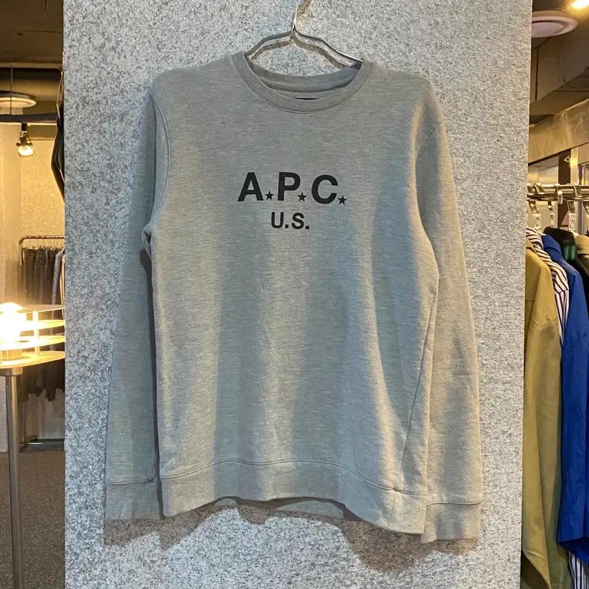 APC 빅로고 그레이 스웻셔츠 0229 3