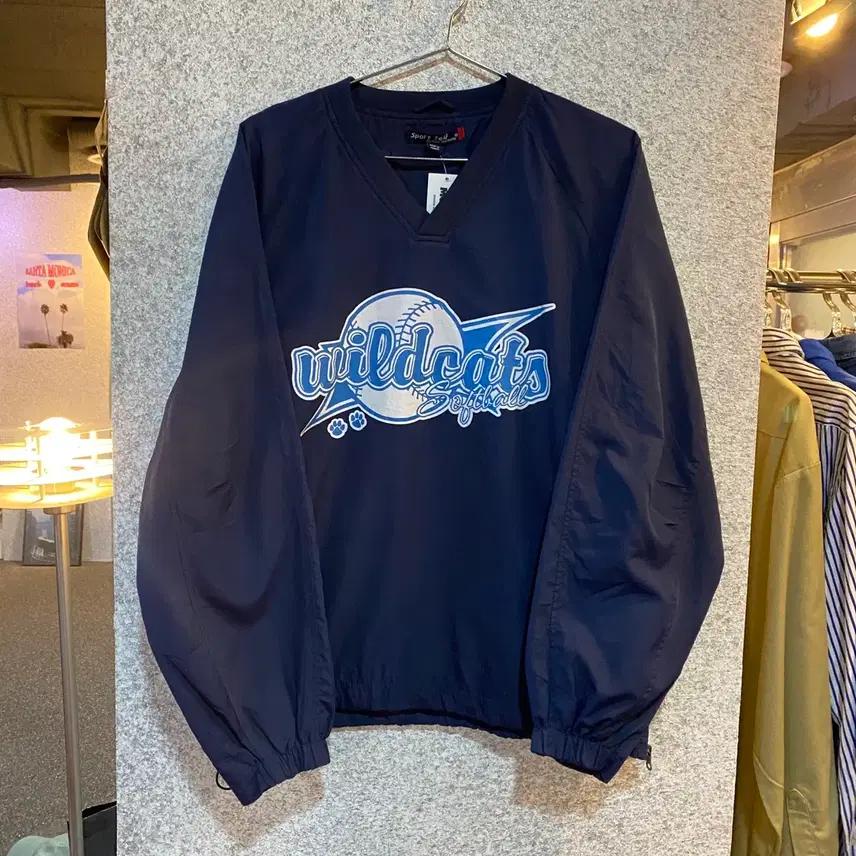 빈티지 네이비 wildcats 웜업 0098 3