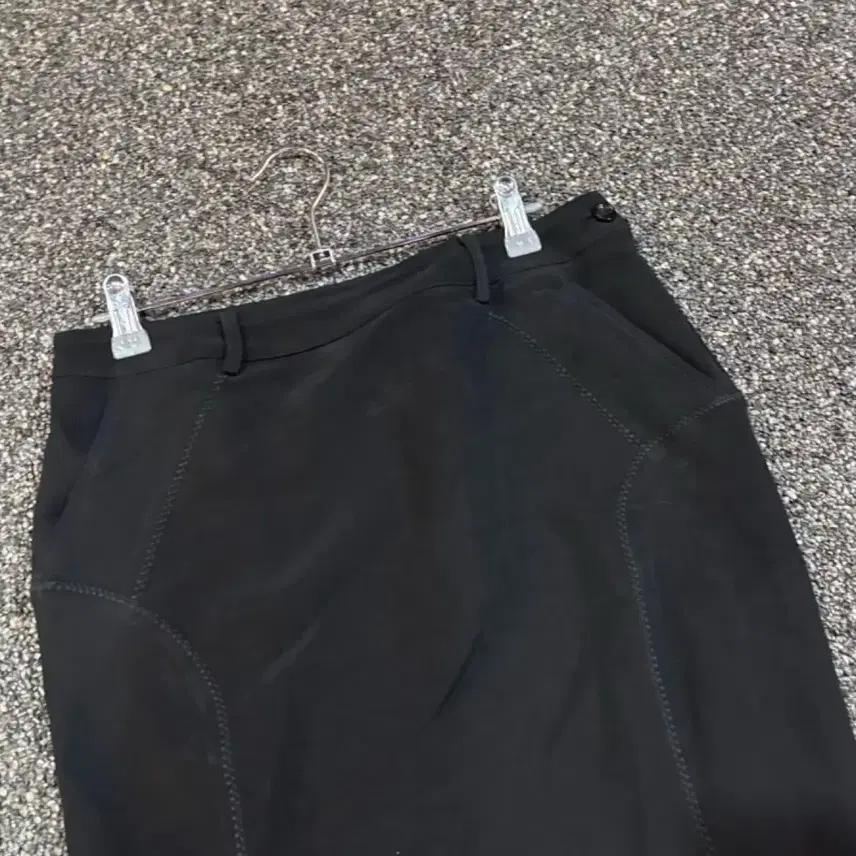 돌체앤가바나 00s 스티치 나일론 아세테이드 스커트 6602 3