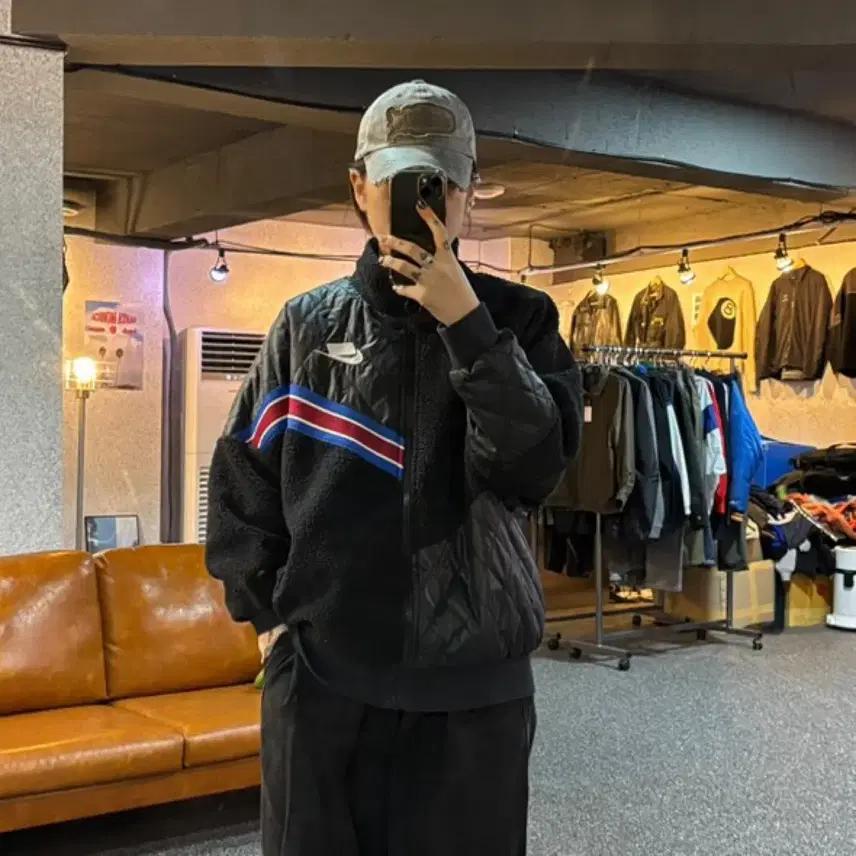 나이키 패치워크 누빔 플리스 집업 2