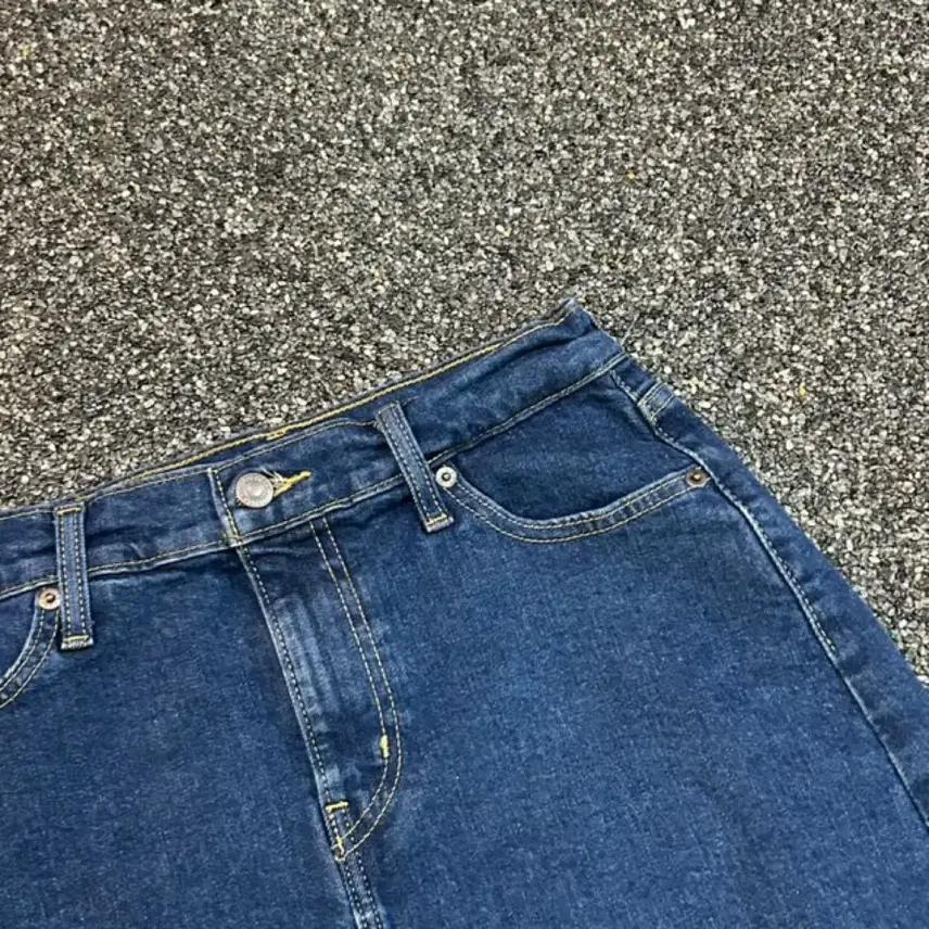 빈티지 앞트임 데님 스커트 6394 3