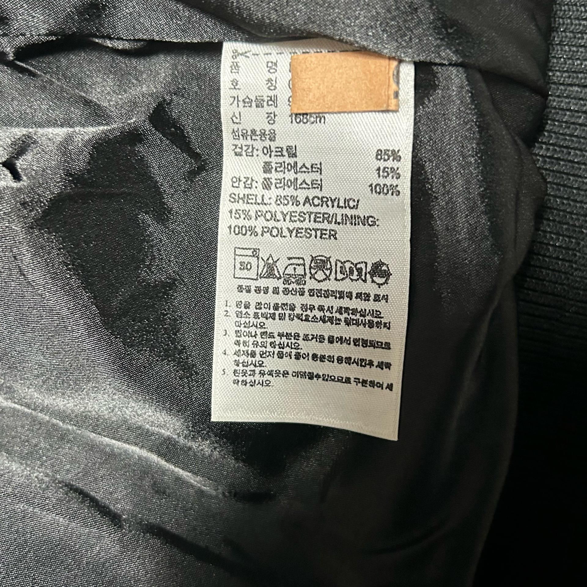 90 아디다스 여성용 블랙 아크릴 크롭 퍼 자켓  6