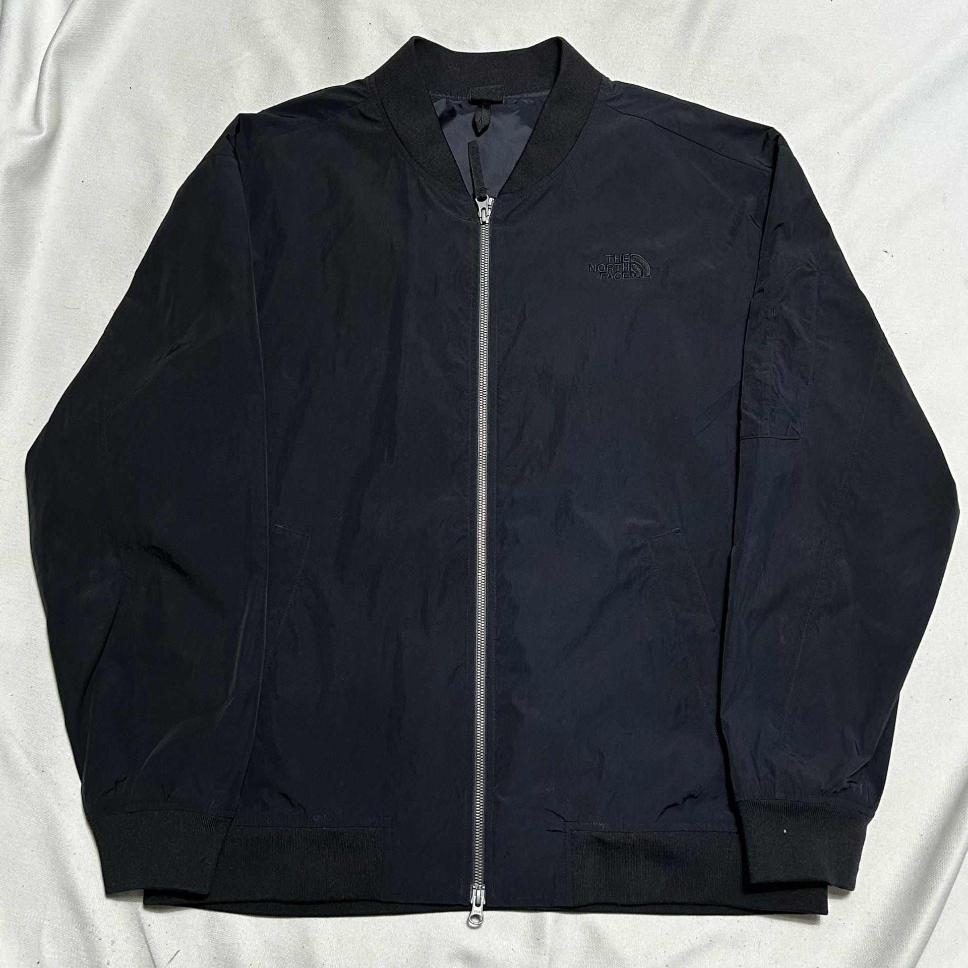 2XL 노스페이스 블랙 나일론 항공 자켓  3