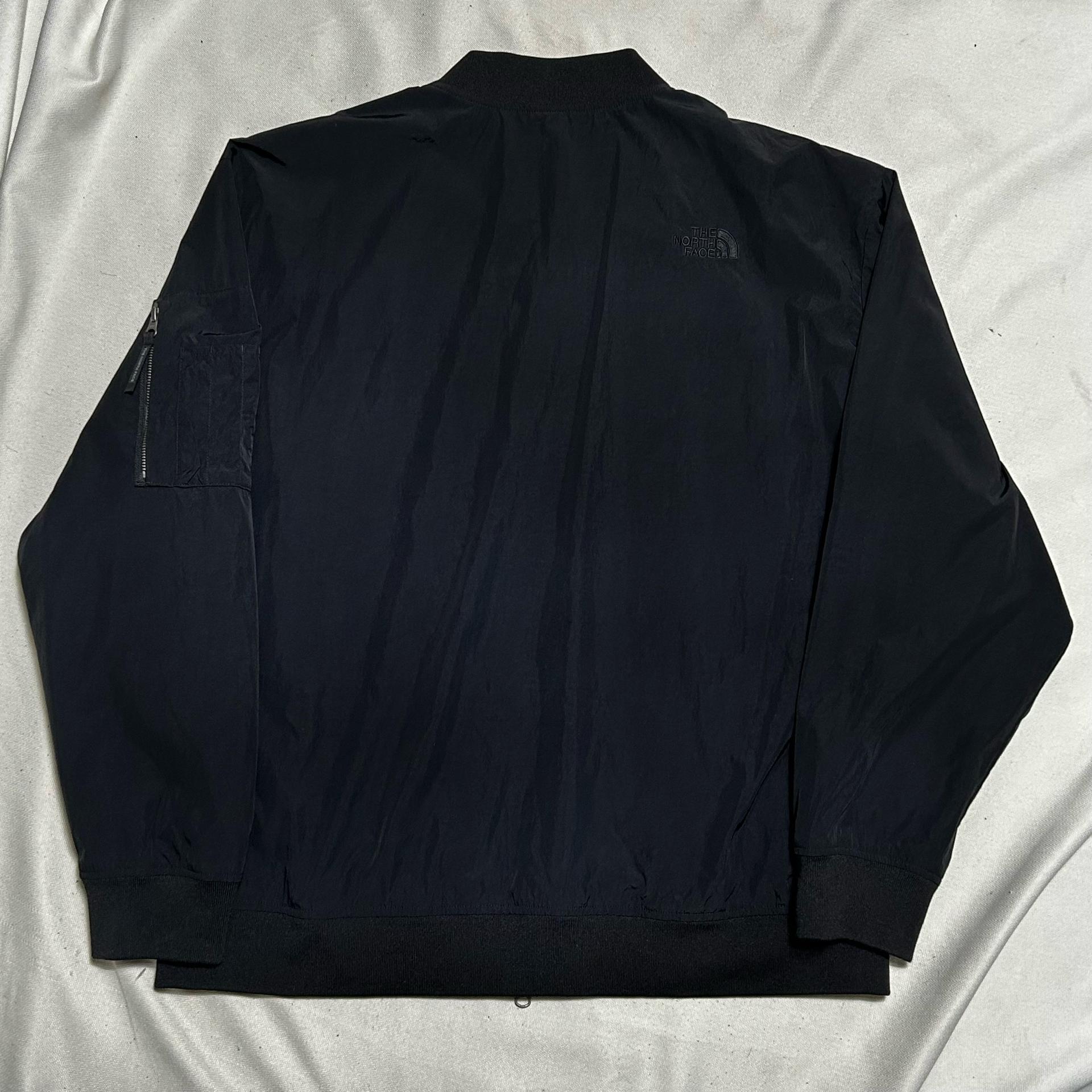 2XL 노스페이스 블랙 나일론 항공 자켓  4