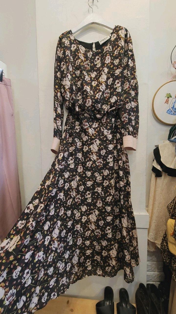 essentiel antwerp 에센셜 앤트워프 실크 롱 원피스 2