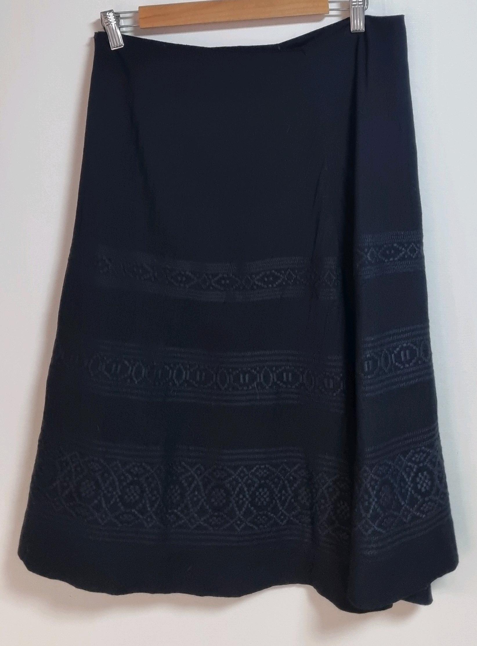 새상품) S (55) DKNY 블랙 울100& 스커트 정가49만원 3