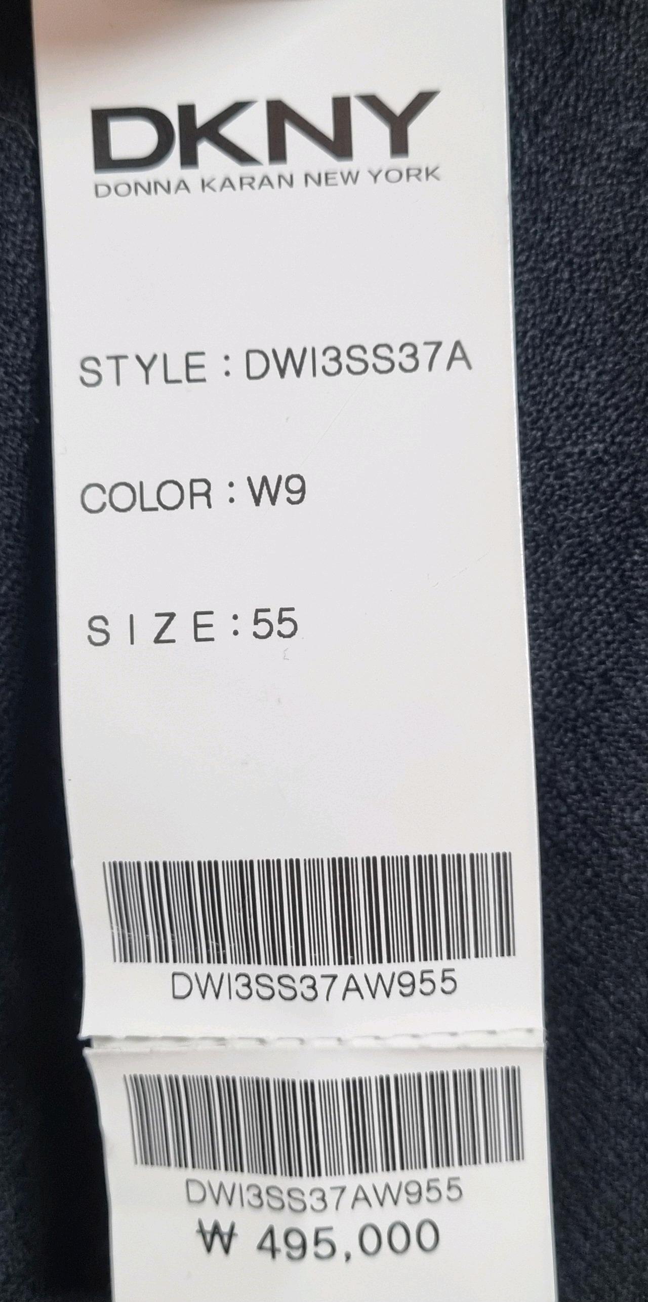 새상품) S (55) DKNY 블랙 울100& 스커트 정가49만원 4