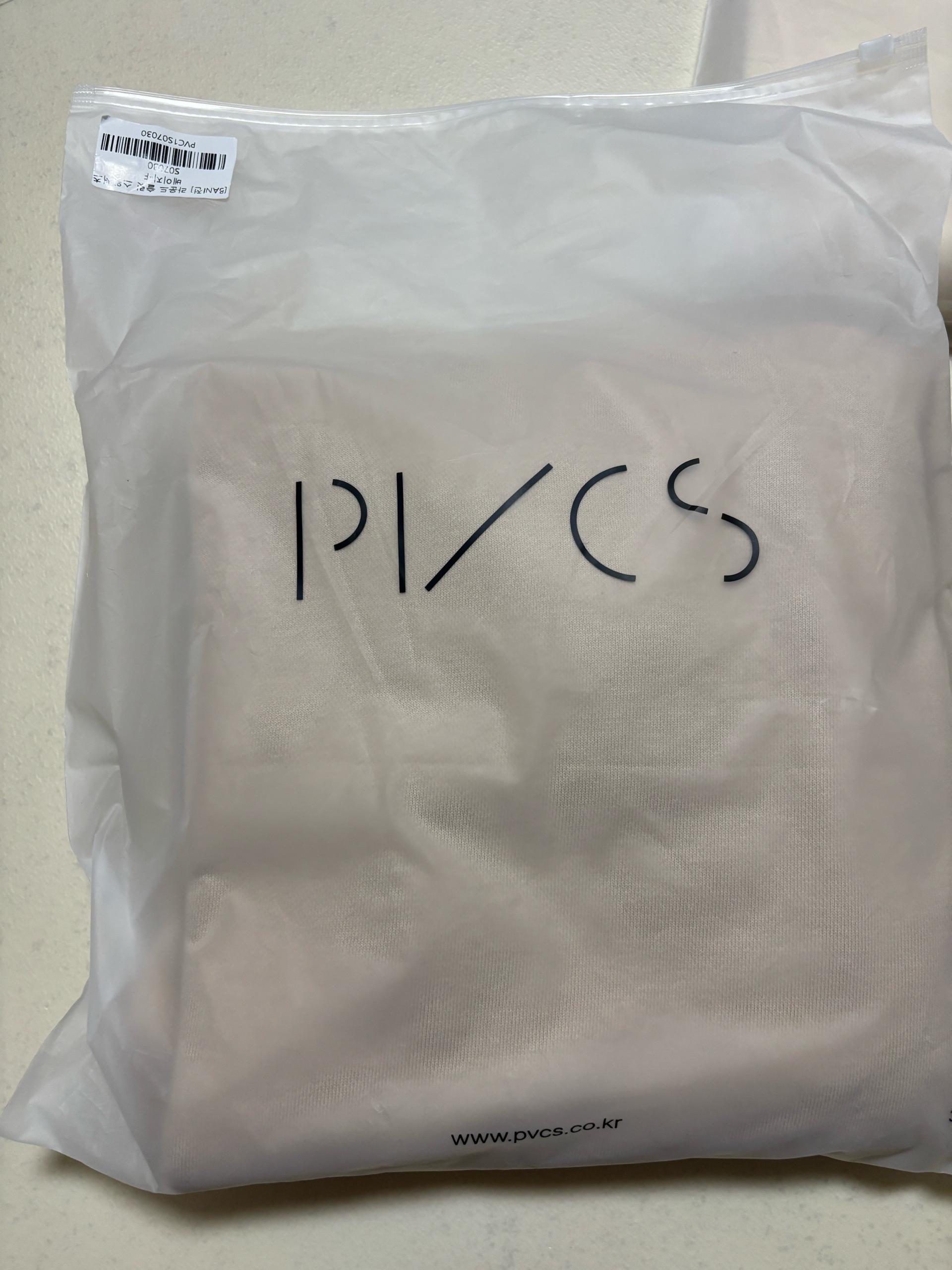 PVCS BANI전 라운드 슬릿 스웻 셔츠 베이지 새상품 2