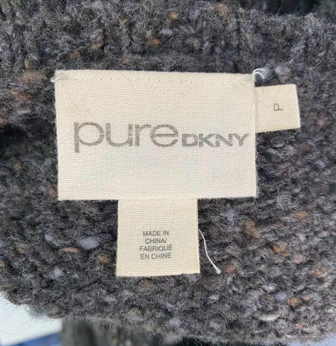 DKNY 울 혼방 더블 버튼 가디건 8