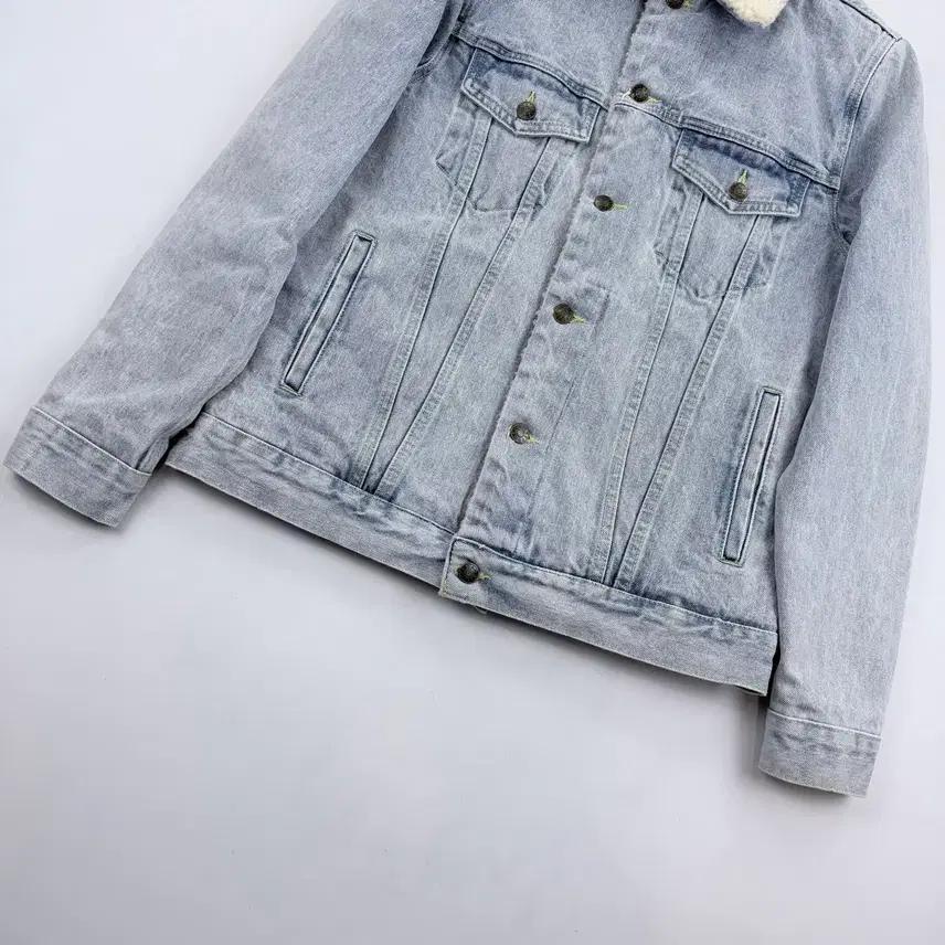 구찌 18aw 파라마운트 쉐르파 데님 자켓 6
