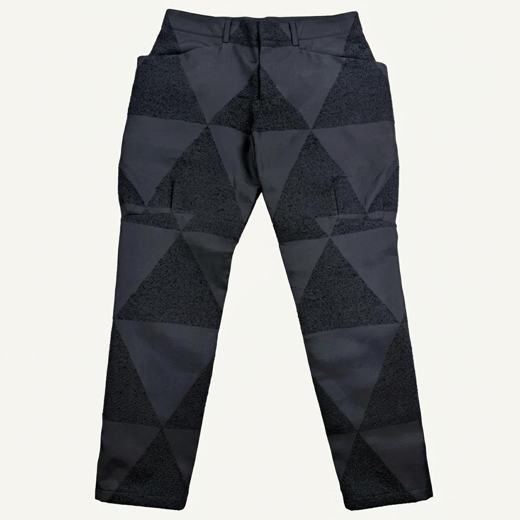 Issey Miyake 기하학 패턴 슬랙스 1