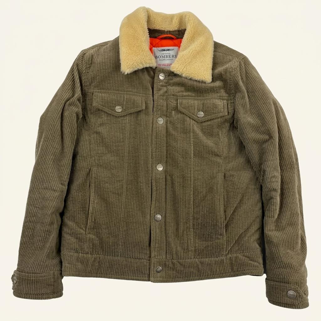 Bombers original 코듀로이 쉐르파 자켓 1