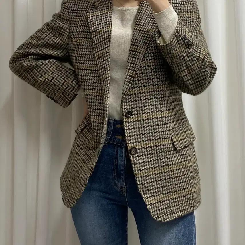 버버리 정품 오버핏 체크자켓 10