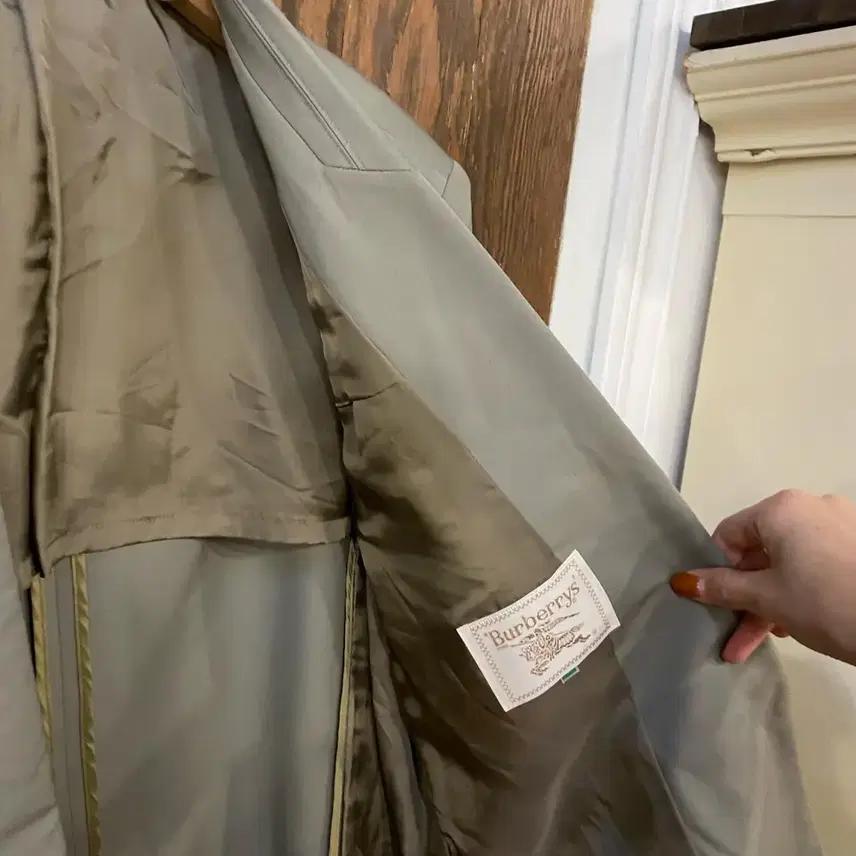 버버리 정품 연카키 자켓 6