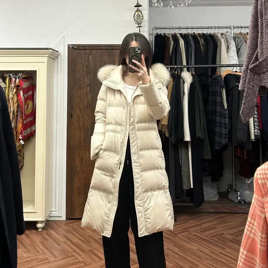 꾸레쥬 정품 골드베이지 덕다운 패딩 10