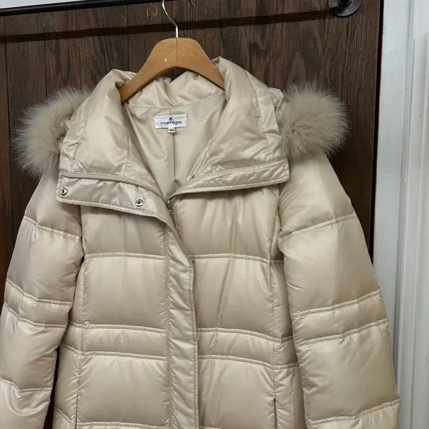 꾸레쥬 정품 골드베이지 덕다운 패딩 5