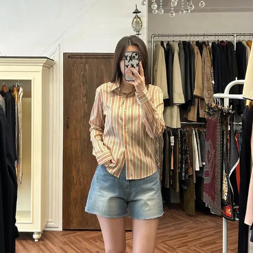막스마라 위캔드 정품 스트라이프 셔츠 6