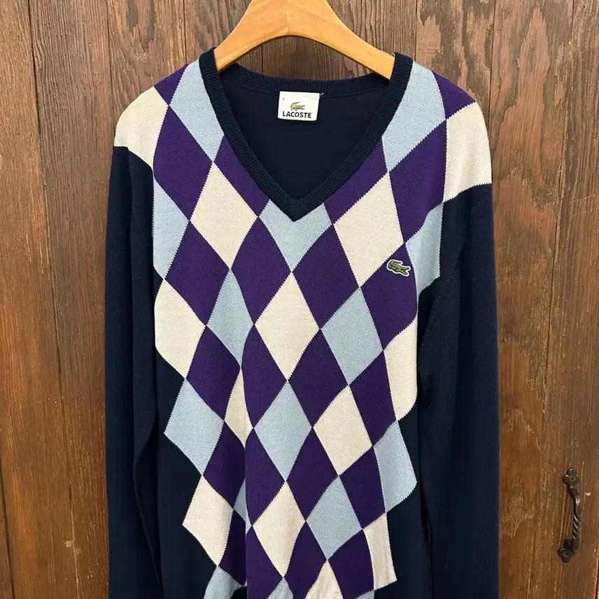 라코스테 정품 아가일니트 3