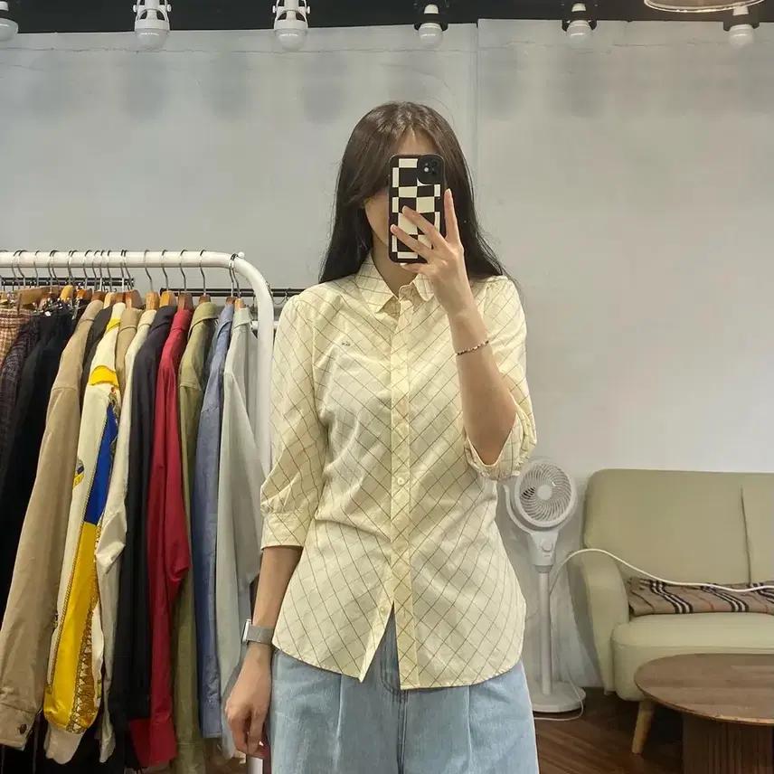 라코스테 정품 허리끈 블라우스 7