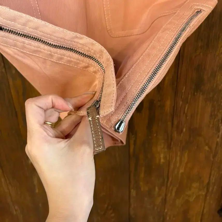 모스키노 정품 인디핑크 데님스커트 6