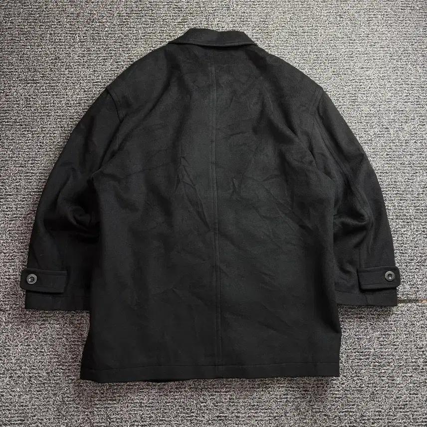 90s YSL 입생로랑 블랙 울 캐시미어 혼방 숏 코트 2934 5