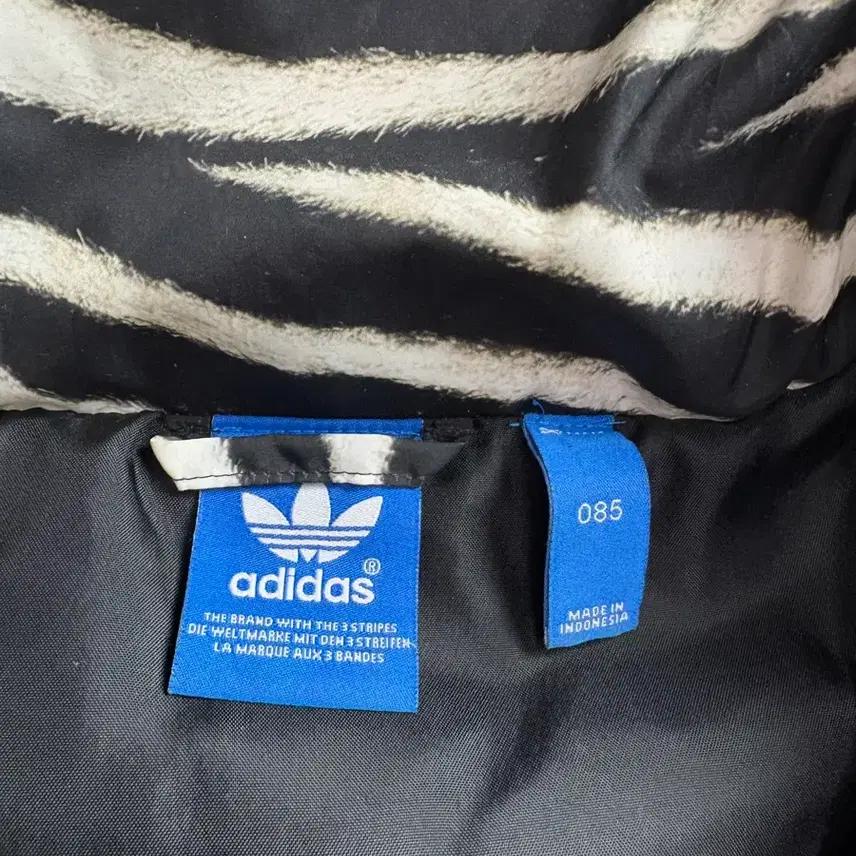 아디다스 지브라 패턴 트레포일 패딩 조끼 2898 5
