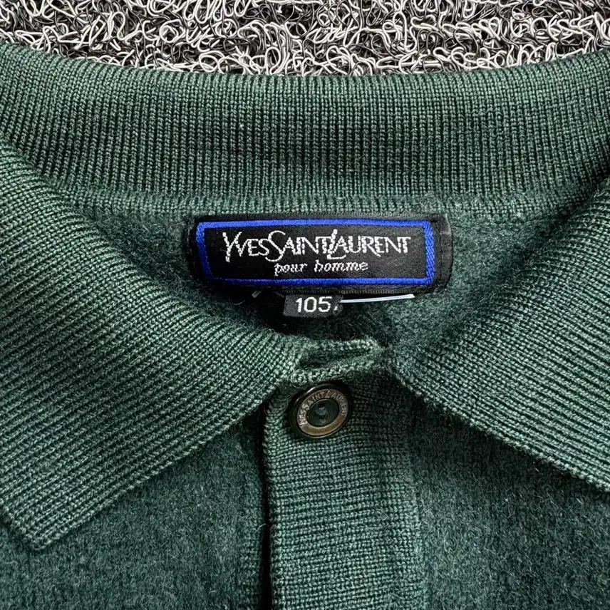 90s YSL 입생로랑 아카이브 카라넥 울 니트 2043 4
