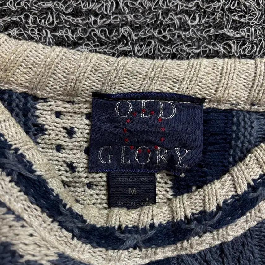 OLD GLORY US 아카이브 케이블 패턴 스웨터 1972 6