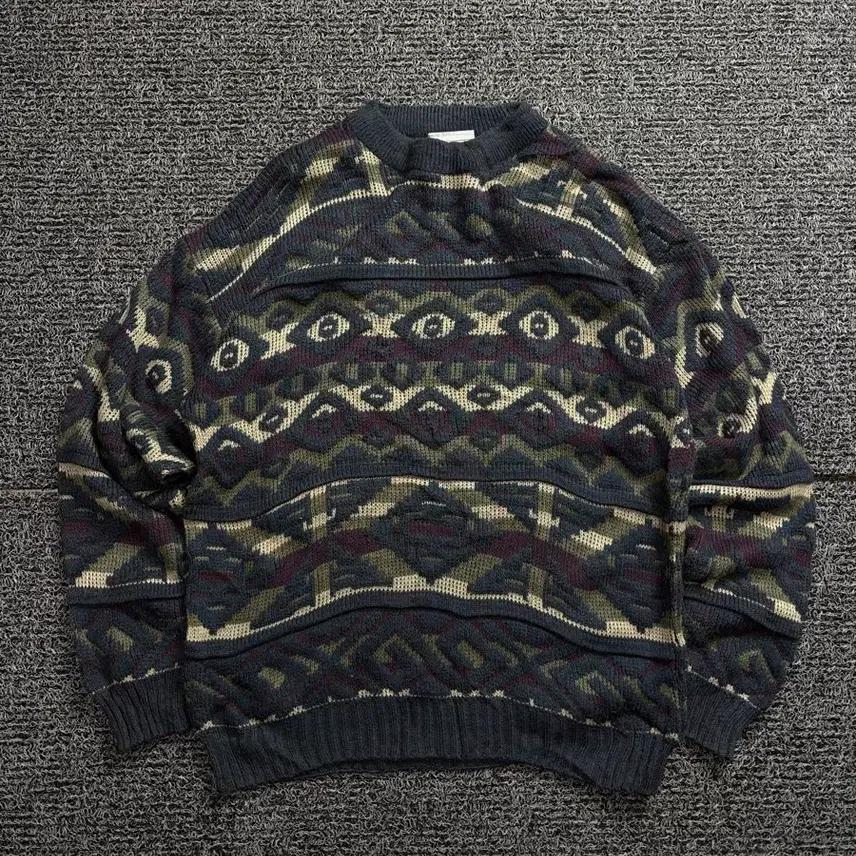 BURTON UK 아카이브 케이블 패턴 스웨터 1969 3