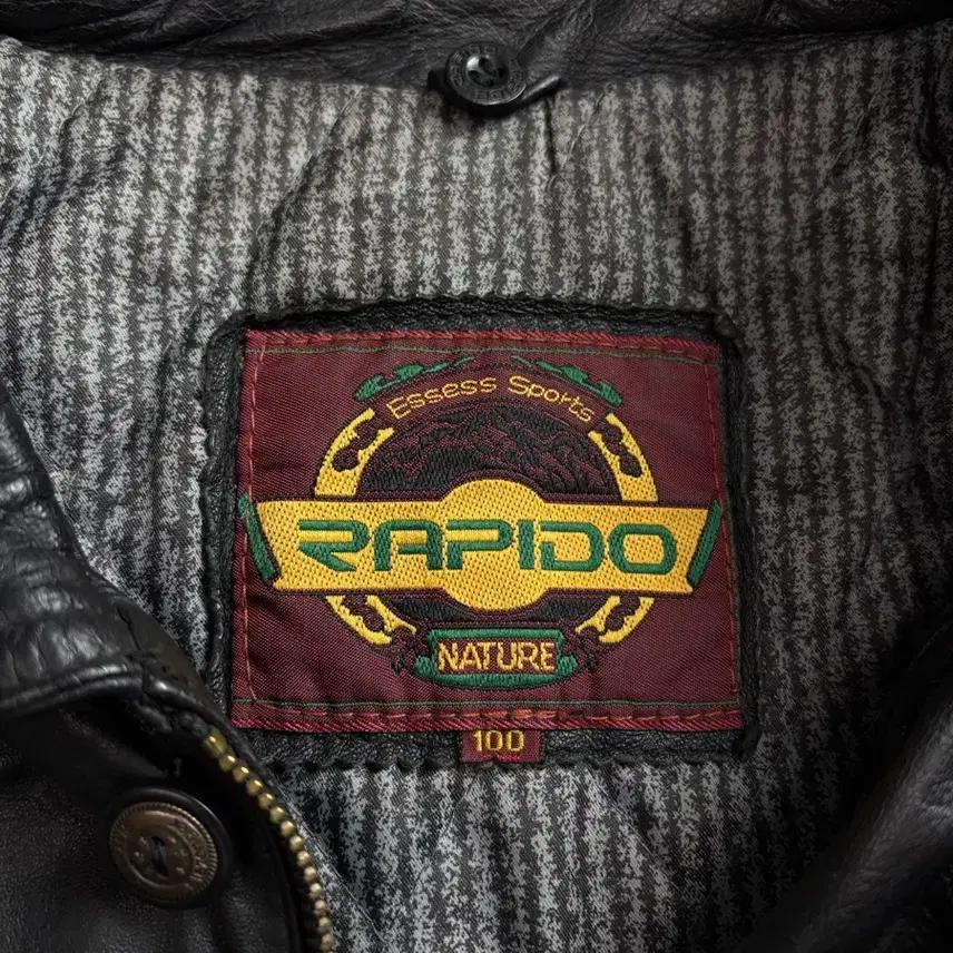 RAPIDO 아카이브 램스킨 봄버 레더 자켓 1763 5