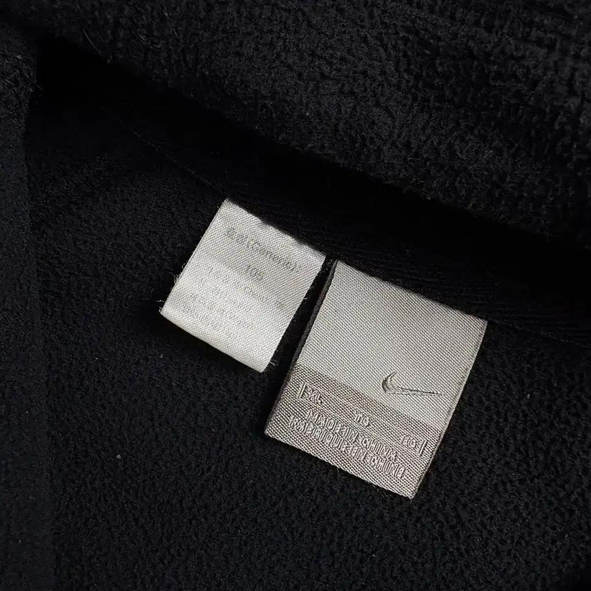00s 나이키 올드스쿨 블랙 후드 후리스 자켓 1466 4