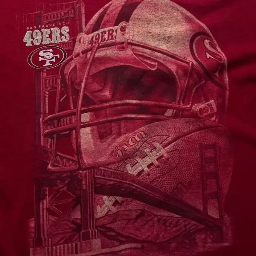 90s 프로플레이어 NFL 샌프란시스코 49ERS 티셔츠 616 3