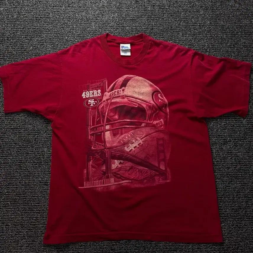 90s 프로플레이어 NFL 샌프란시스코 49ERS 티셔츠 616 2