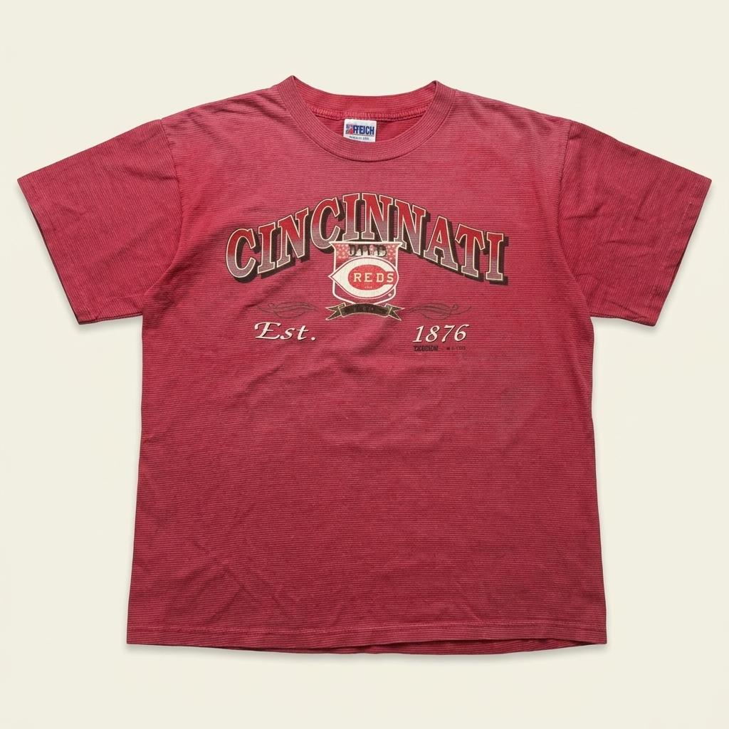 90s USA 오리지날 빈티지 MLB 신시내티 레드 티셔츠 581 1