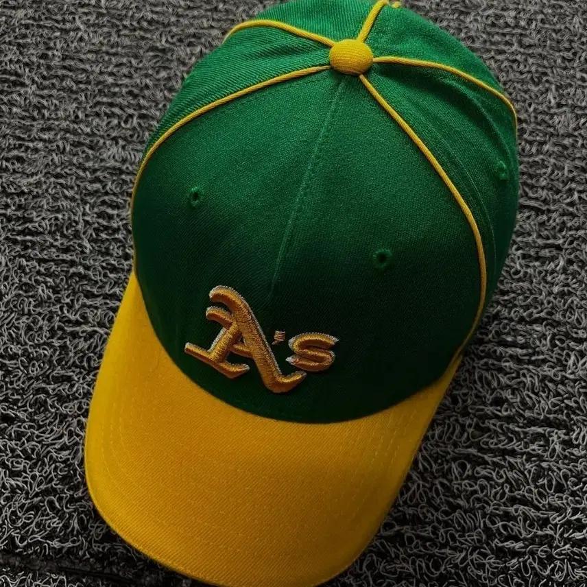 MLB 오클랜드 애슬래틱스 올드스쿨 베이스볼 캡 480 2