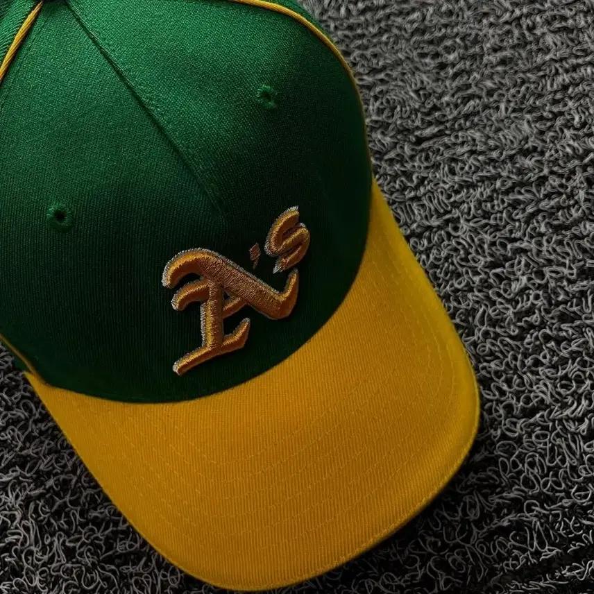 MLB 오클랜드 애슬래틱스 올드스쿨 베이스볼 캡 480 3