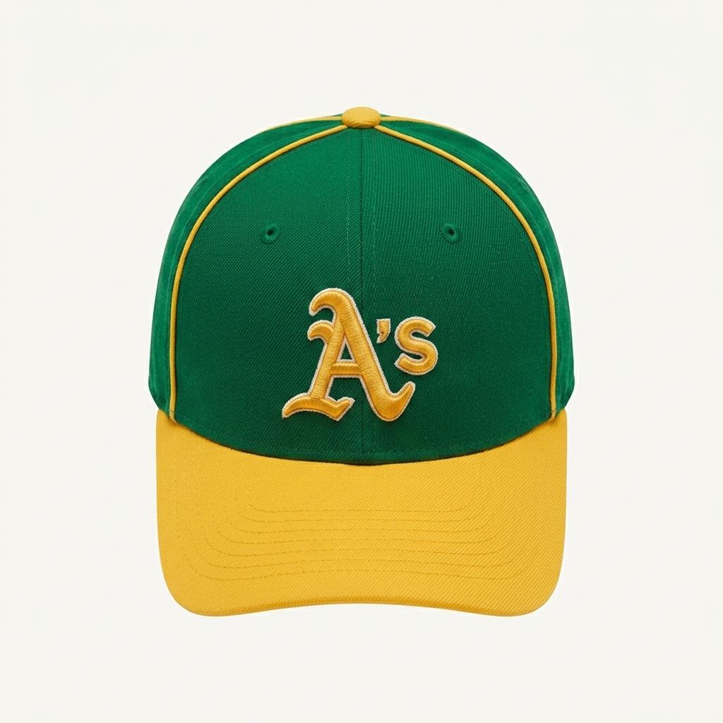 MLB 오클랜드 애슬래틱스 올드스쿨 베이스볼 캡 480 1